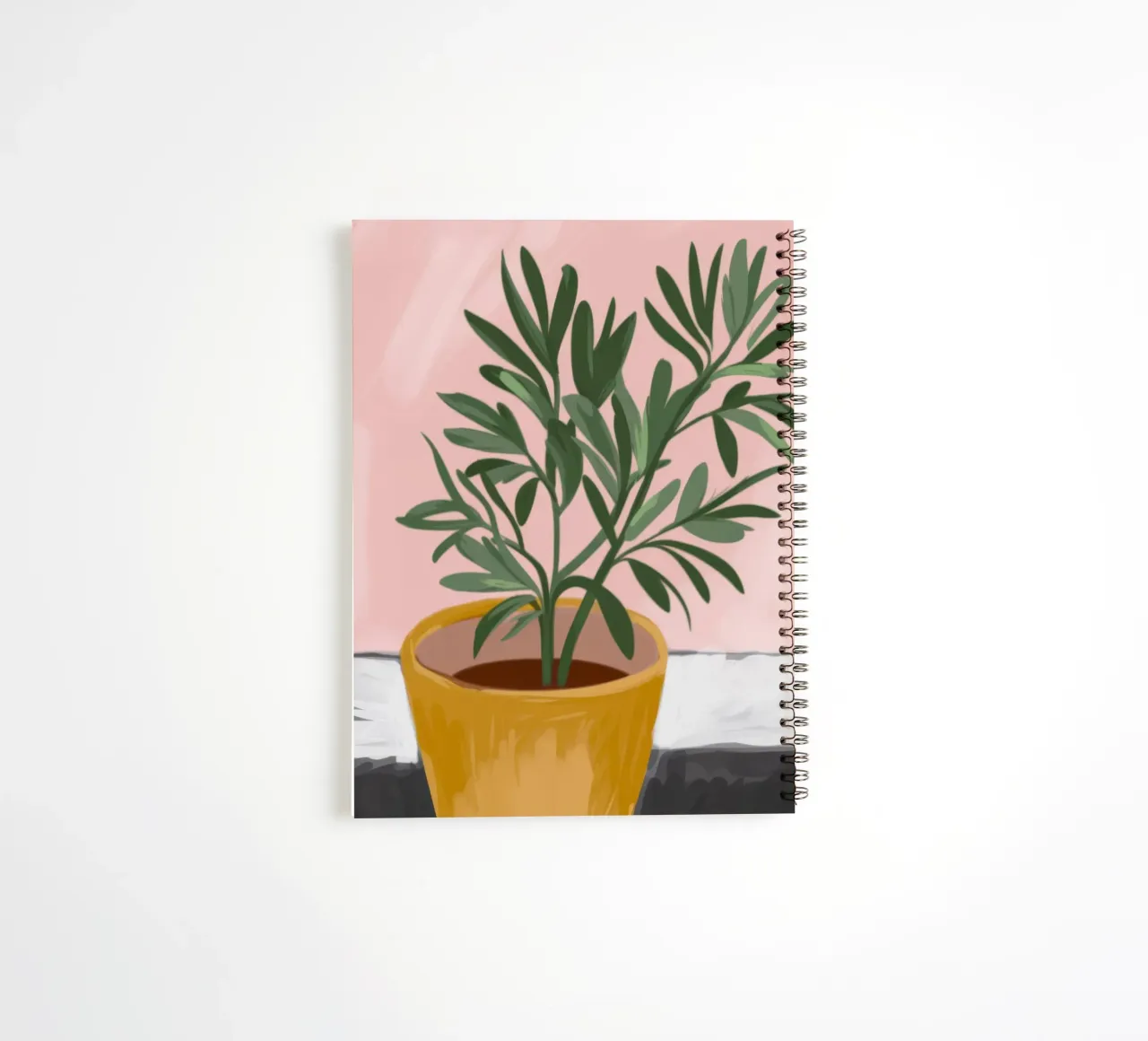 Indoor Plant notitieboek met spiraal van Seren Liodra