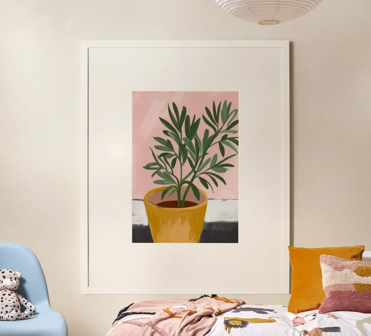 Pianta da interno carta hahnemühle da Seren Liodra