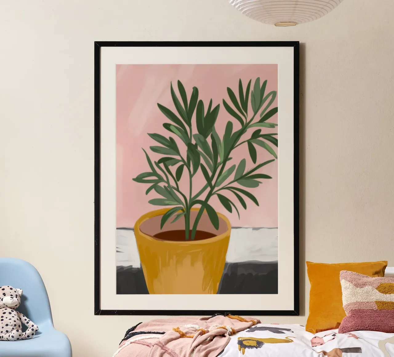Pianta da interno carta hahnemühle da Seren Liodra