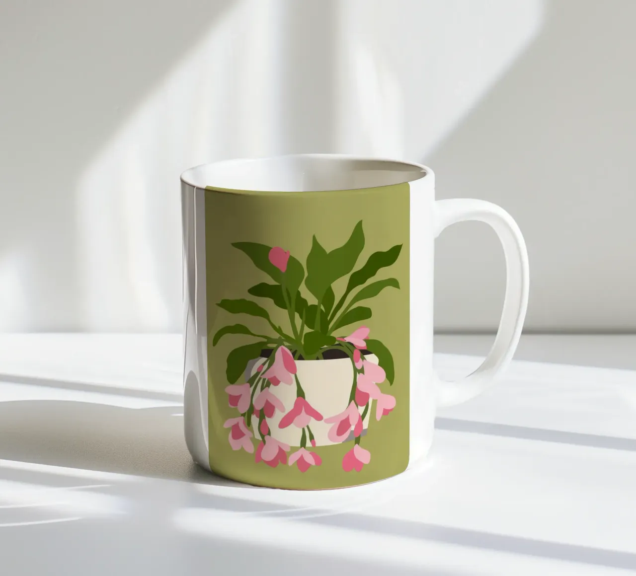 Pianta da fiore tazza in ceramica da Seren Liodra