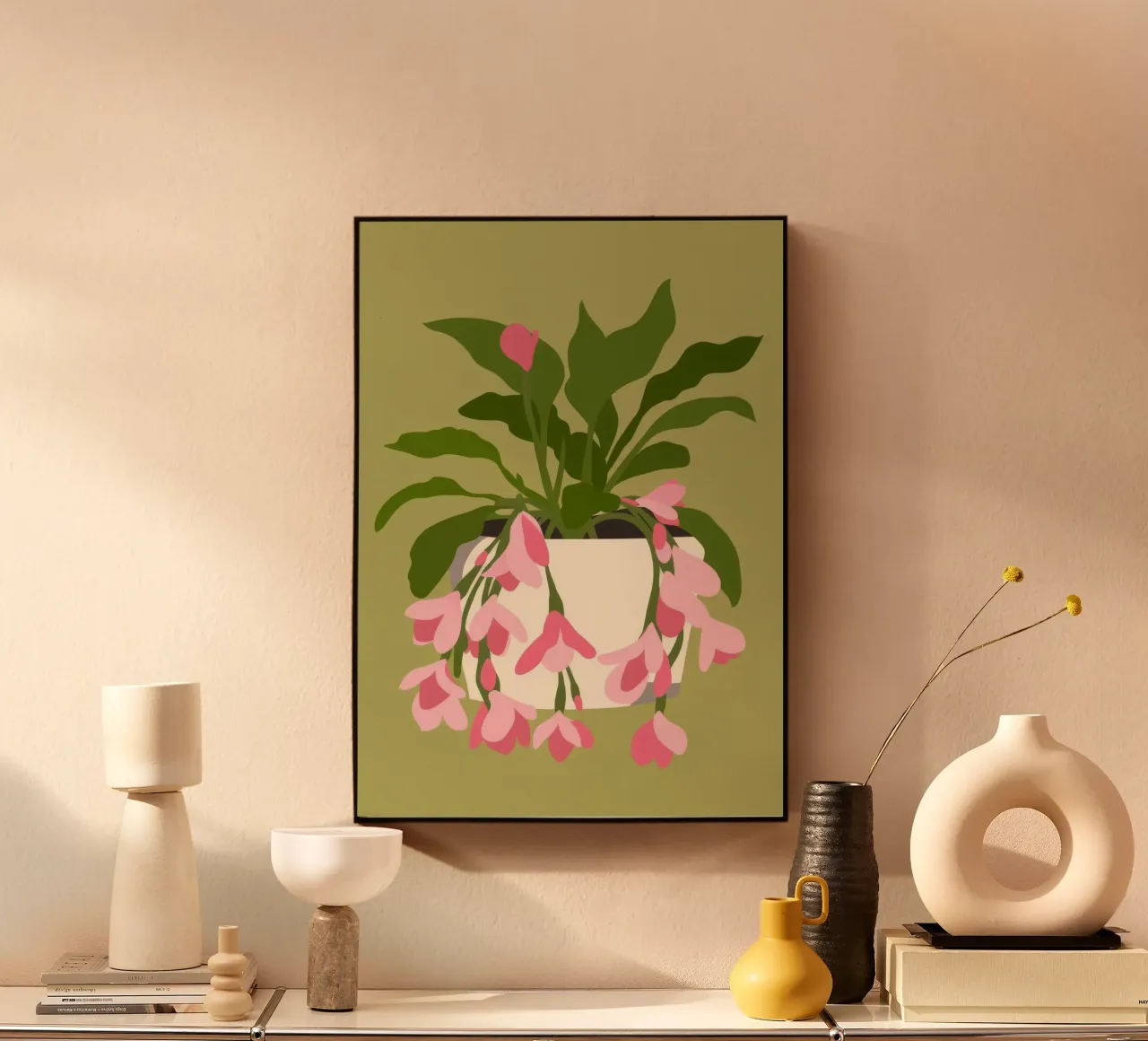 Flowering Plant acrylic glass by Seren Liodra