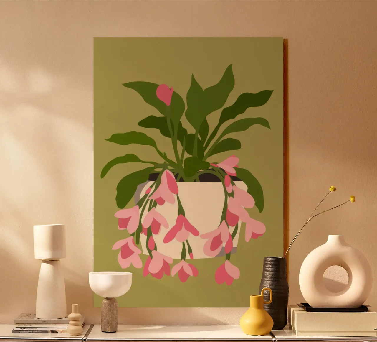 Flowering Plant acrylic glass by Seren Liodra