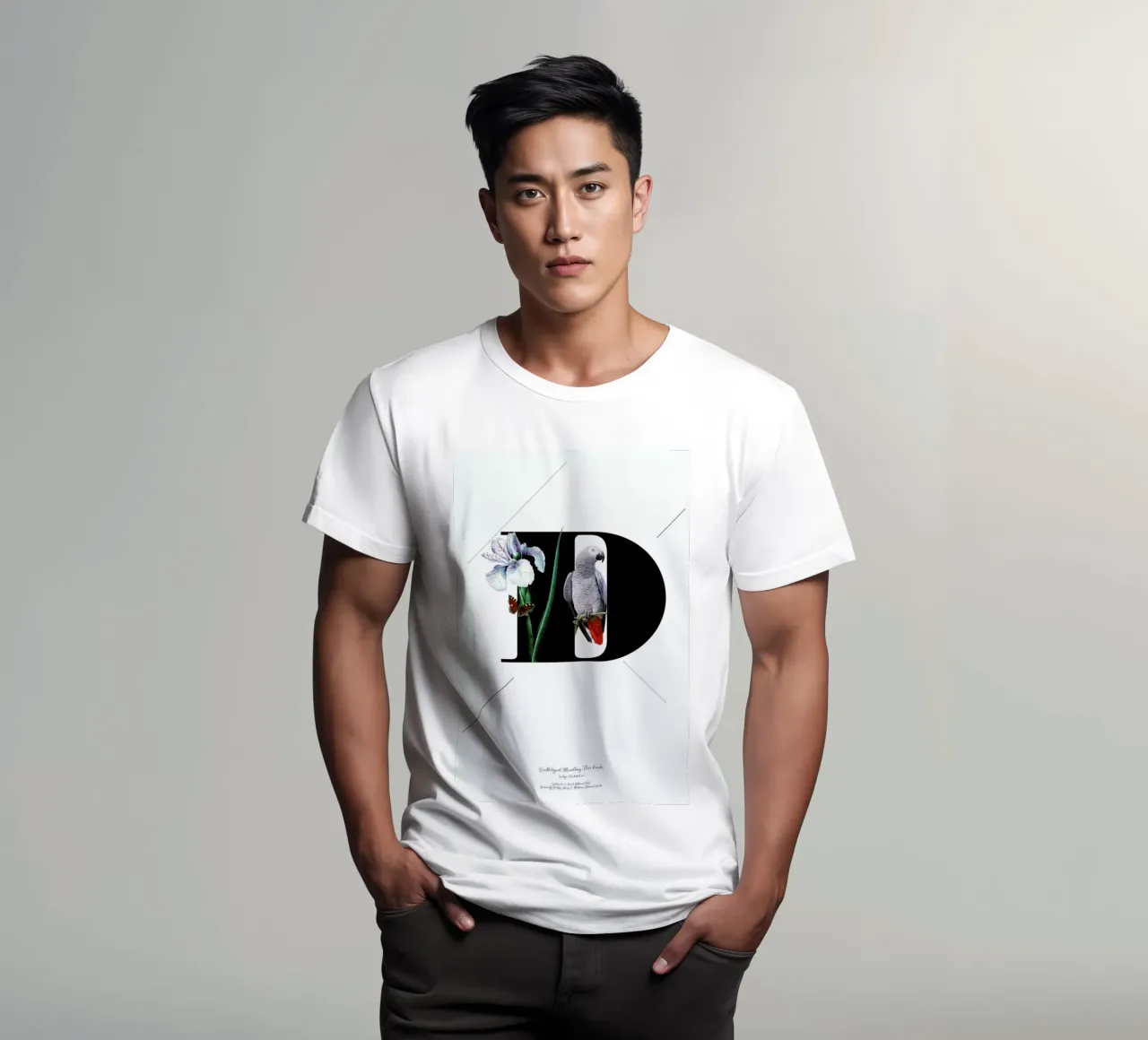 Botanical Alphabet - D t-shirt da Froilein Juno