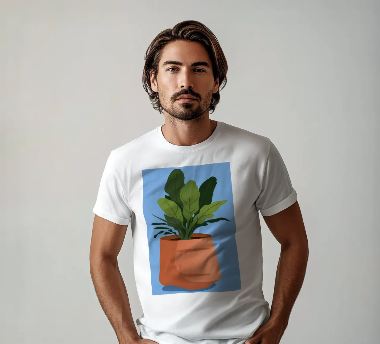 Potted Foliage t-shirt by Seren Liodra