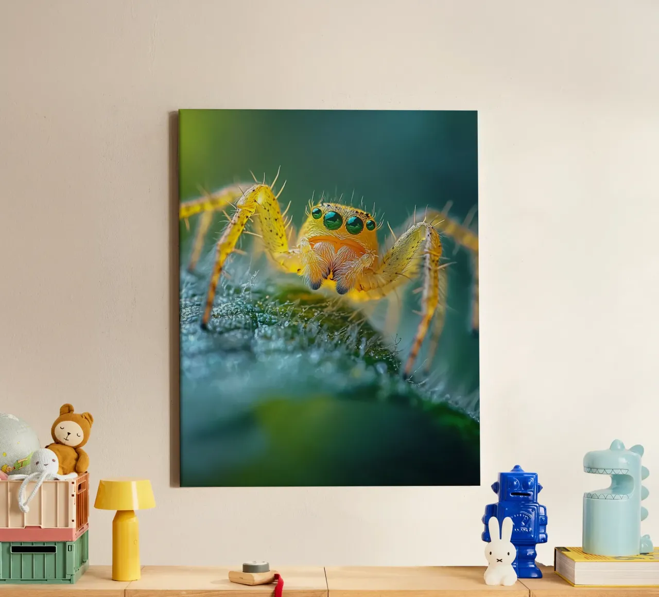 Macro Nature tela con Cornice a cassetta da PhotoVibe Decor