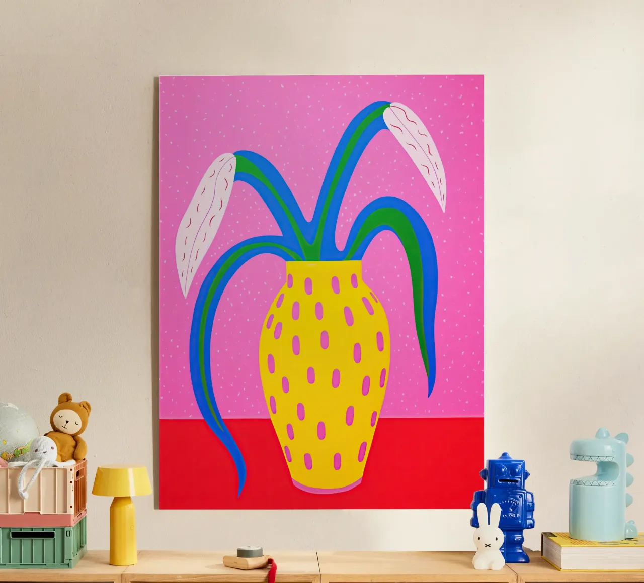 Extraño bodegón de color frambuesa | Pop Art metacrilato de Autofocus