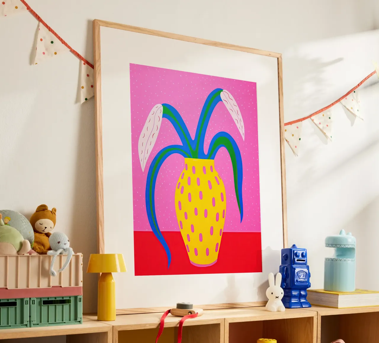 Strana natura morta color lampone | Pop Art poster da Autofocus