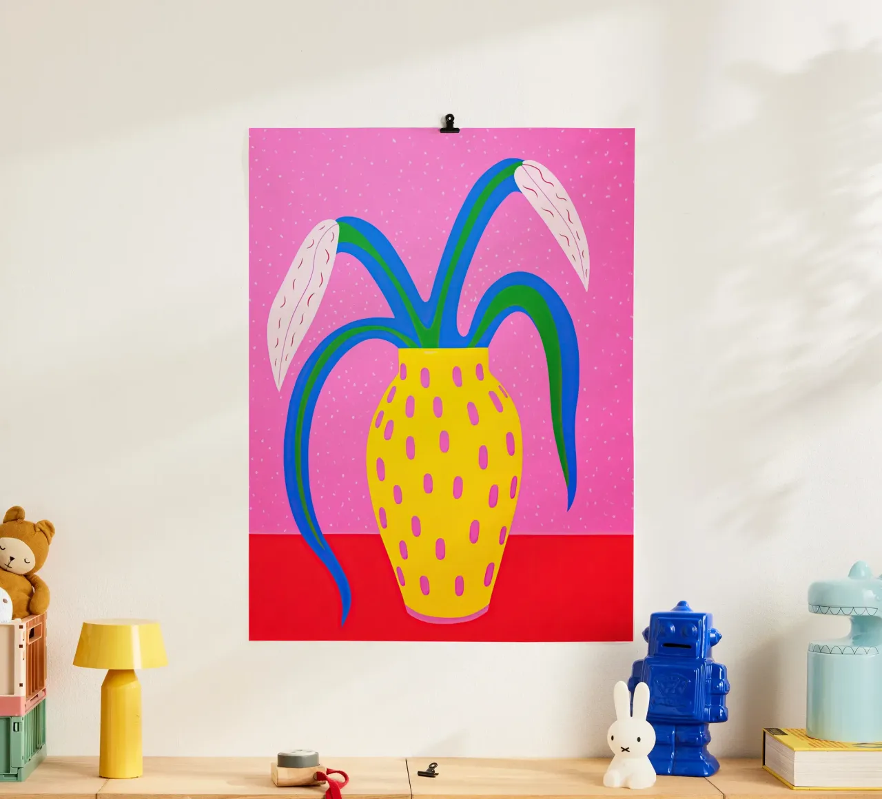 Strana natura morta color lampone | Pop Art poster da Autofocus