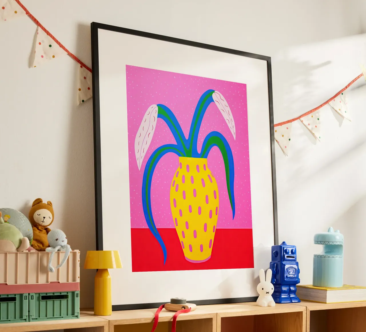 Strana natura morta color lampone | Pop Art poster da Autofocus