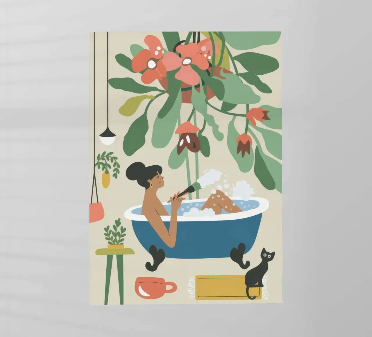 Tempo di bagno pellicola backlit da Seren Liodra