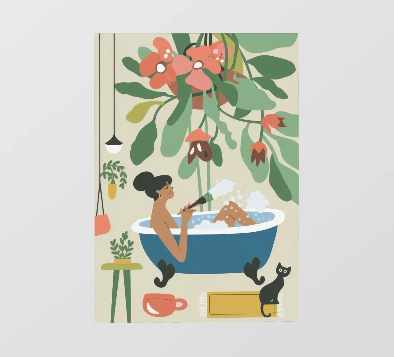 Tempo di bagno pellicola backlit da Seren Liodra