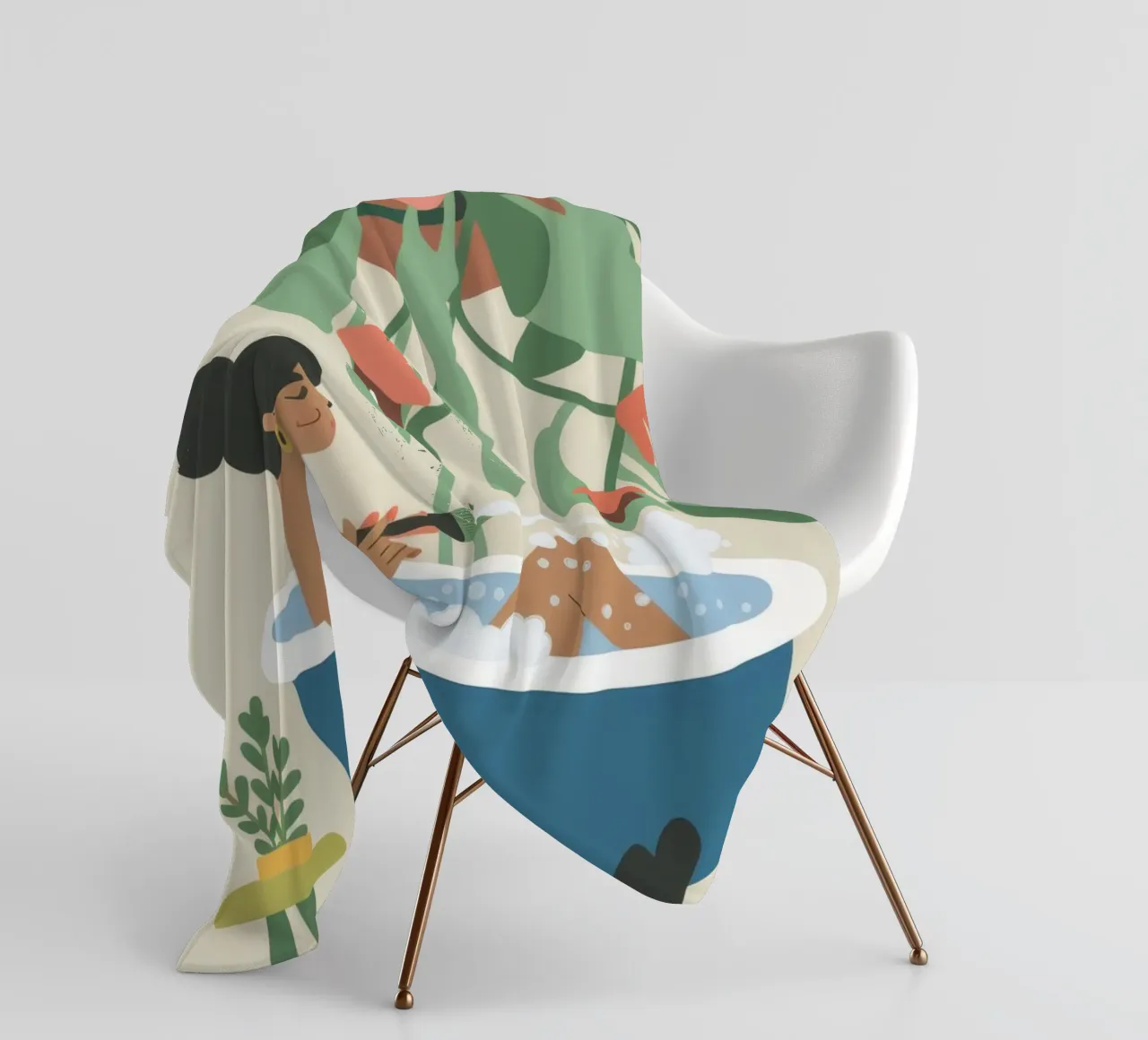Bath Time Fleecedecke von Seren Liodra