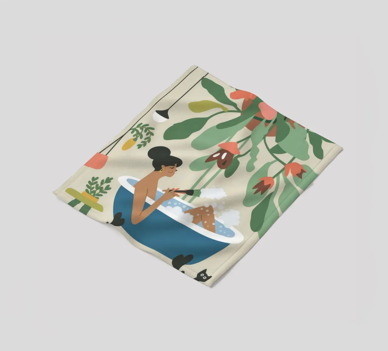 Bath Time Fleecedecke von Seren Liodra