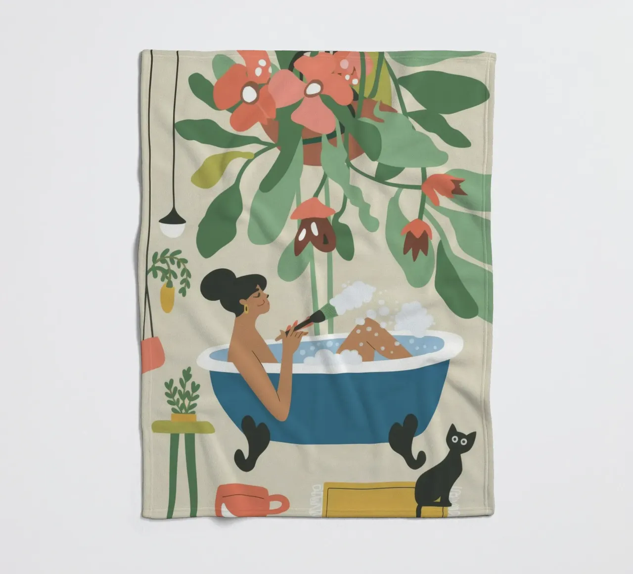 Bath Time Fleecedecke von Seren Liodra