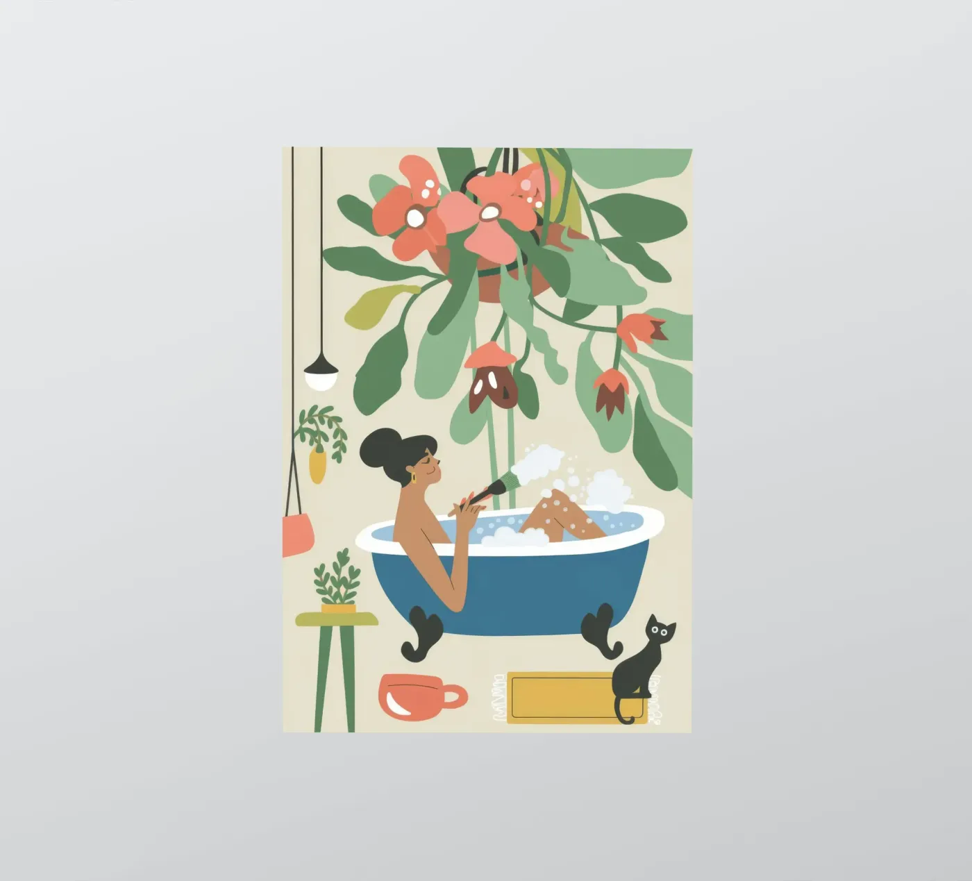 Bath Time sticker by Seren Liodra