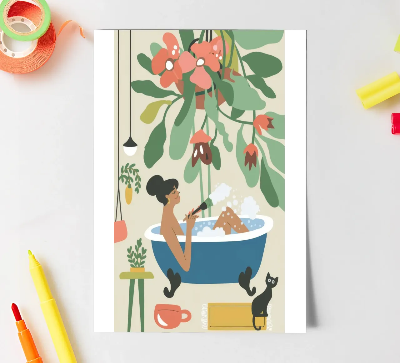 Bath Time sticker sheet by Seren Liodra