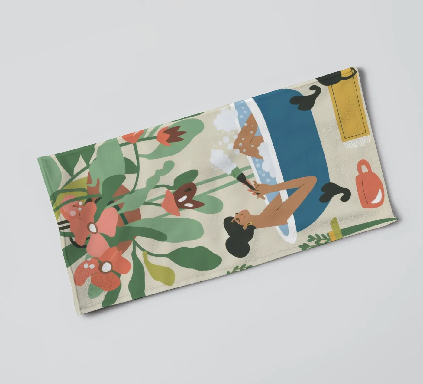 Bath Time towel by Seren Liodra