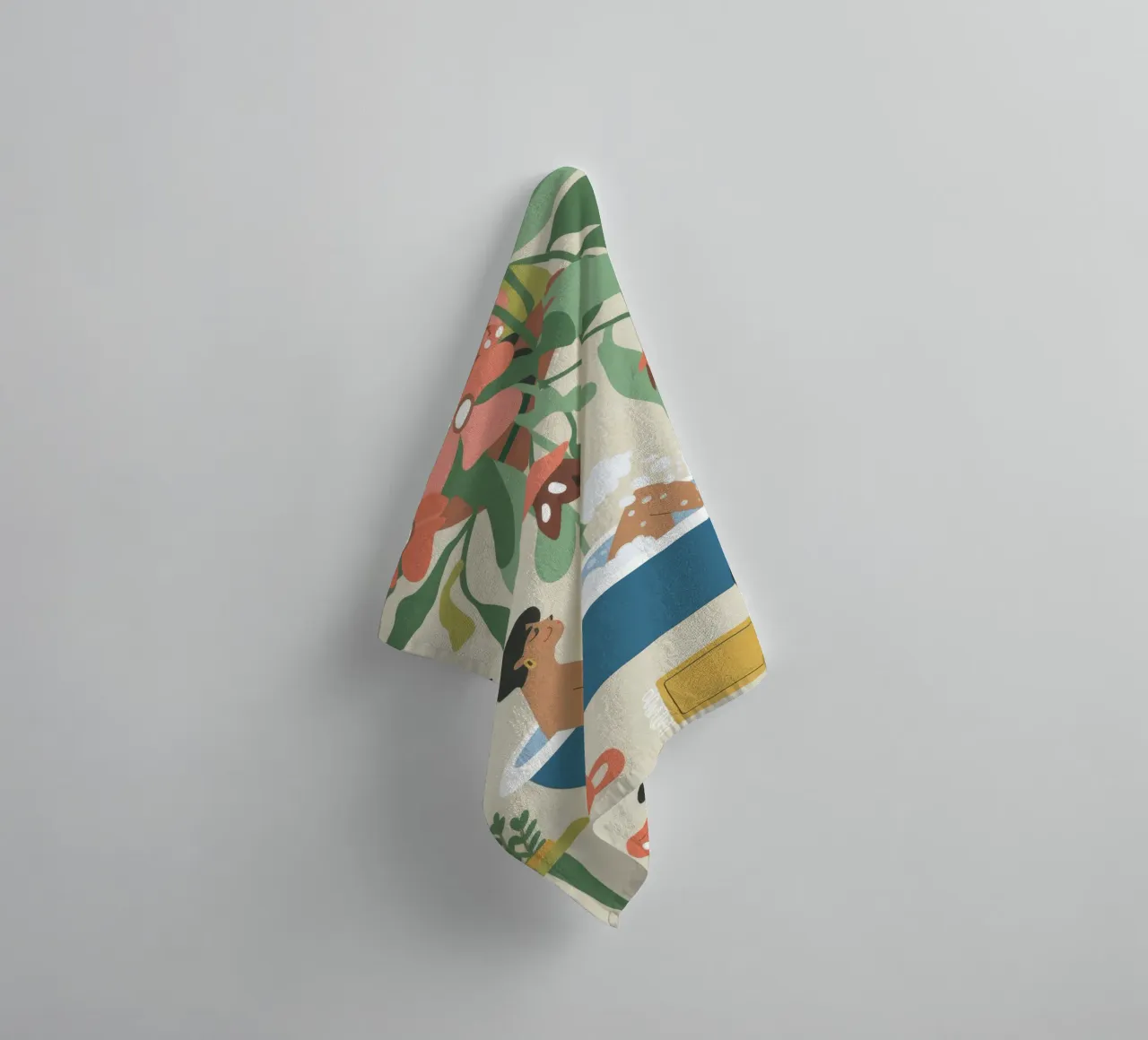 Badtijd badhanddoek van Seren Liodra