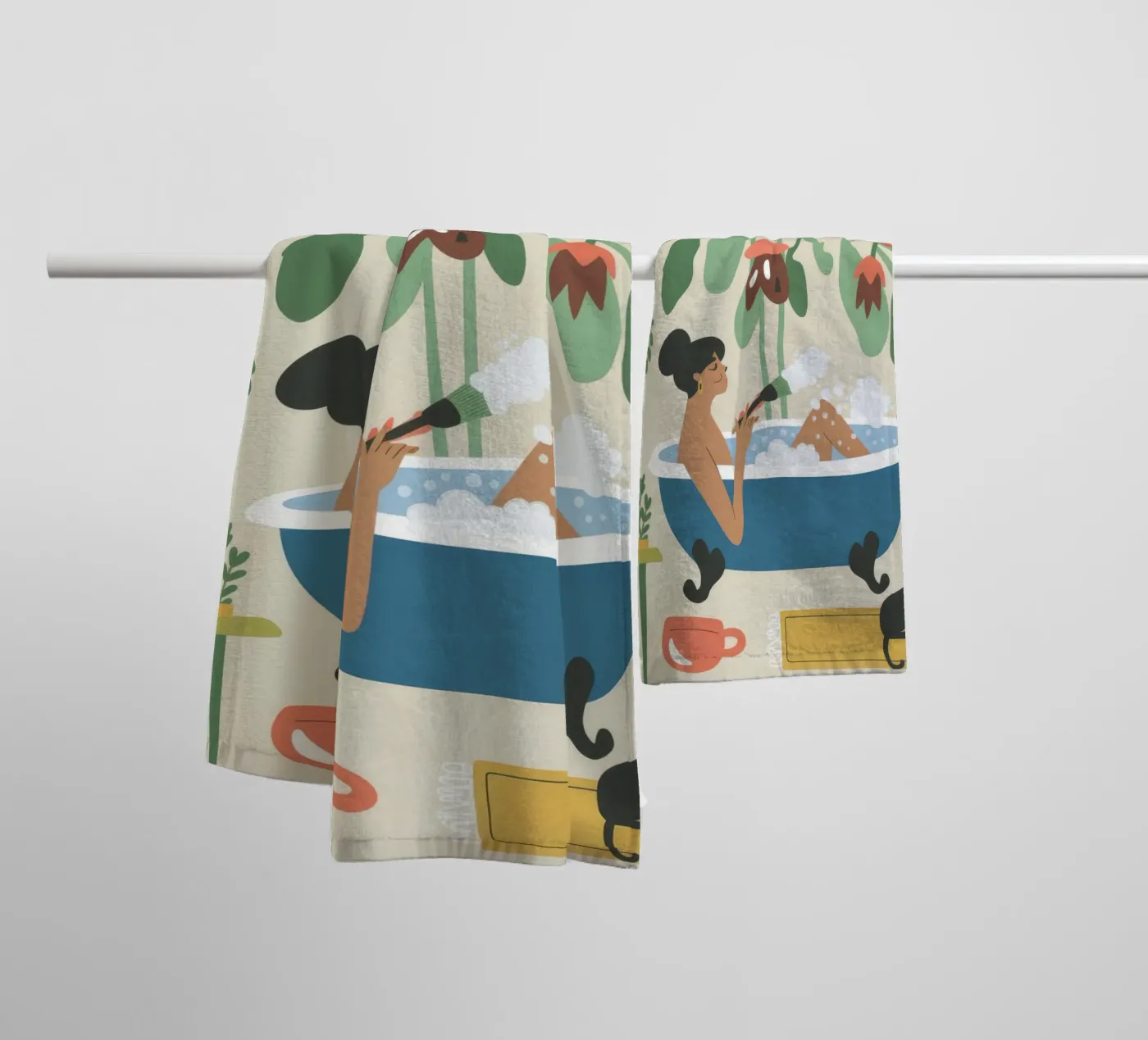 Bath Time towel by Seren Liodra