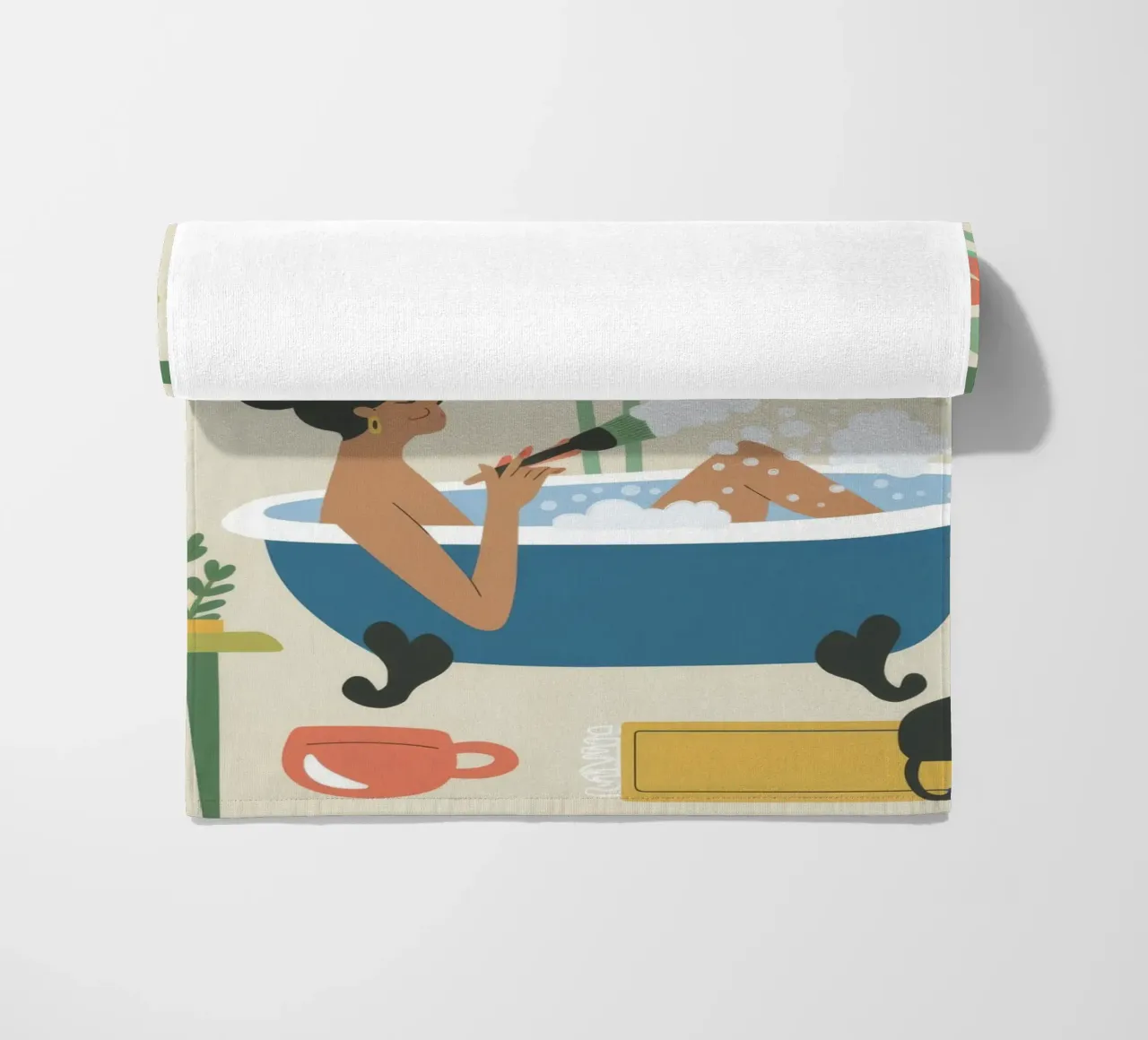 Badtijd strandhanddoek van Seren Liodra