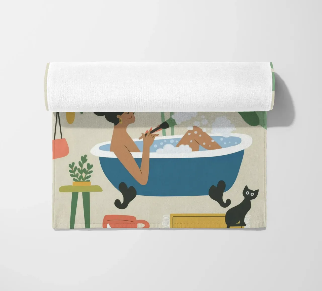 Badtijd strandhanddoek van Seren Liodra