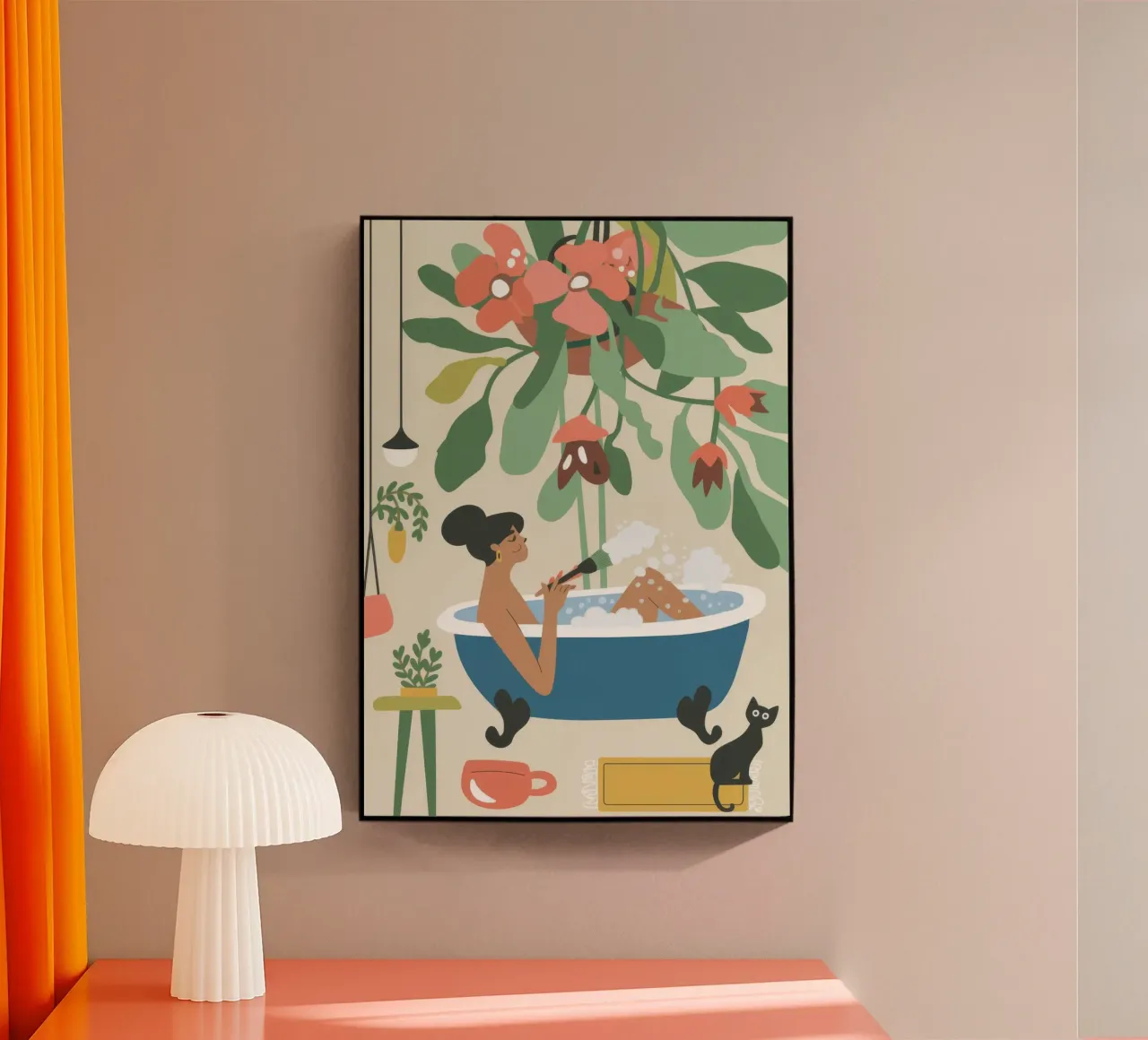 L'heure du bain plexiglas de Seren Liodra