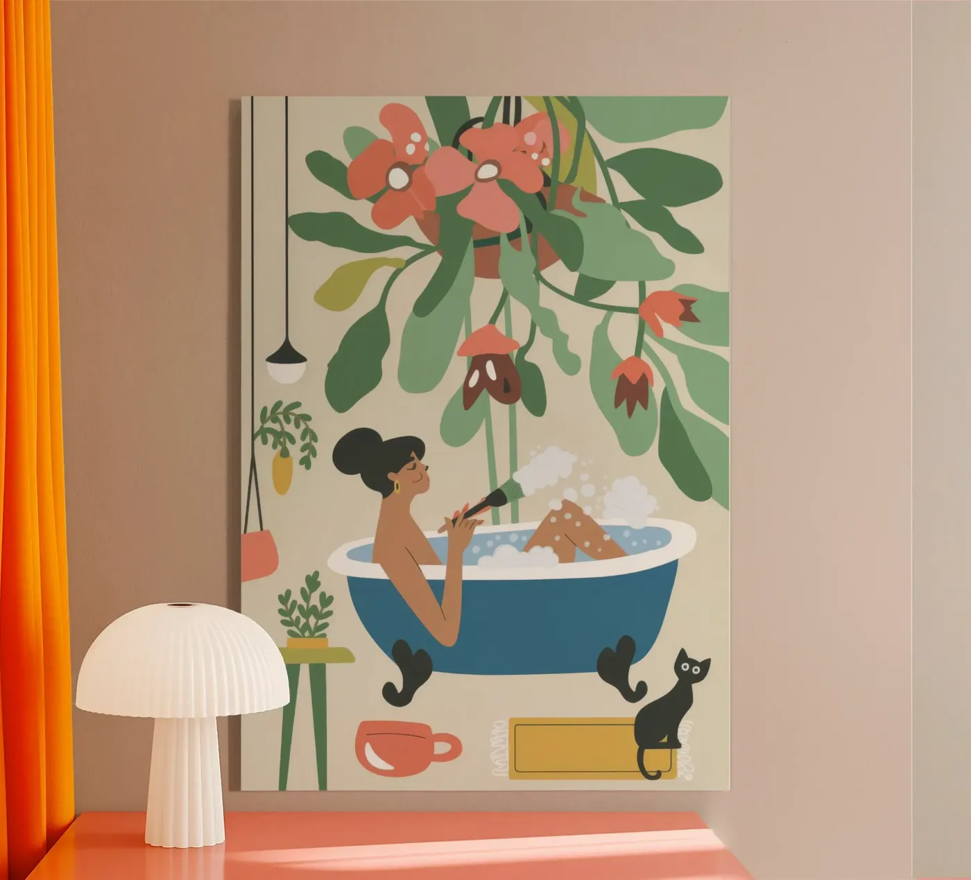 L'heure du bain plexiglas de Seren Liodra