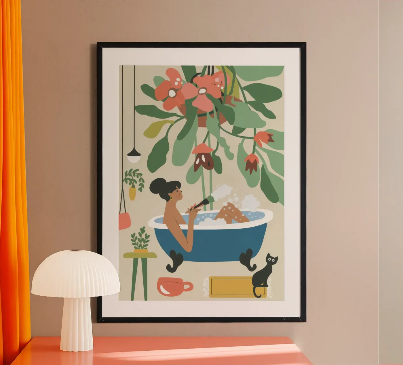 Bath Time poster by Seren Liodra