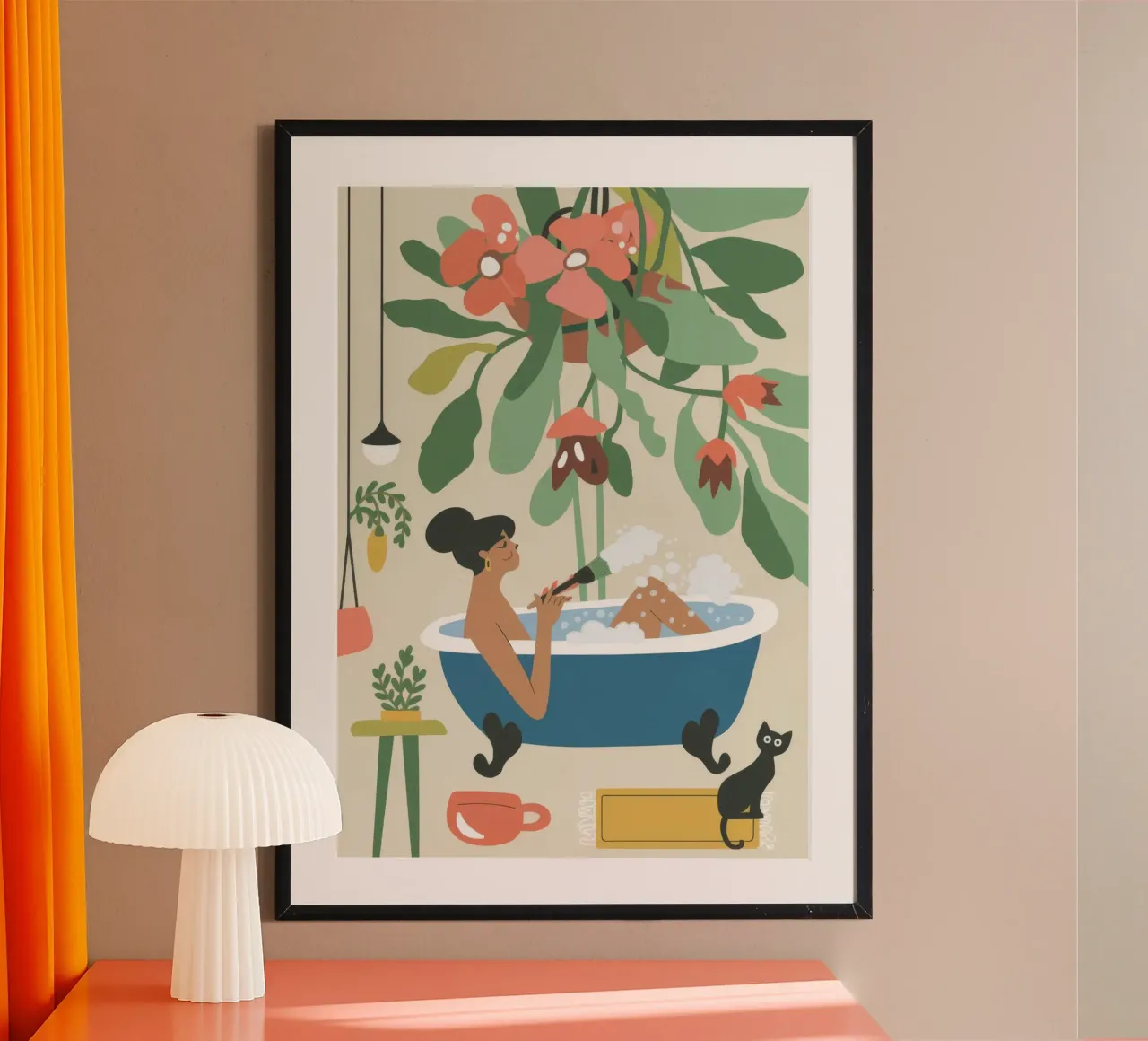 Bath Time poster by Seren Liodra