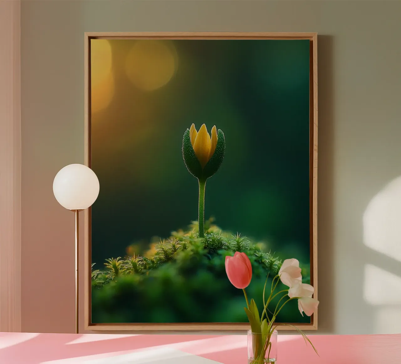 Macro Nature tela con Cornice a cassetta da PhotoVibe Decor