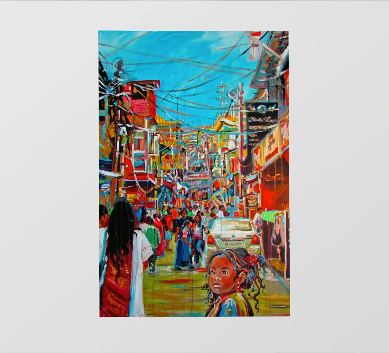 India telo in pvc da Happy 😃 Art 🎨 by Christine Schnoell