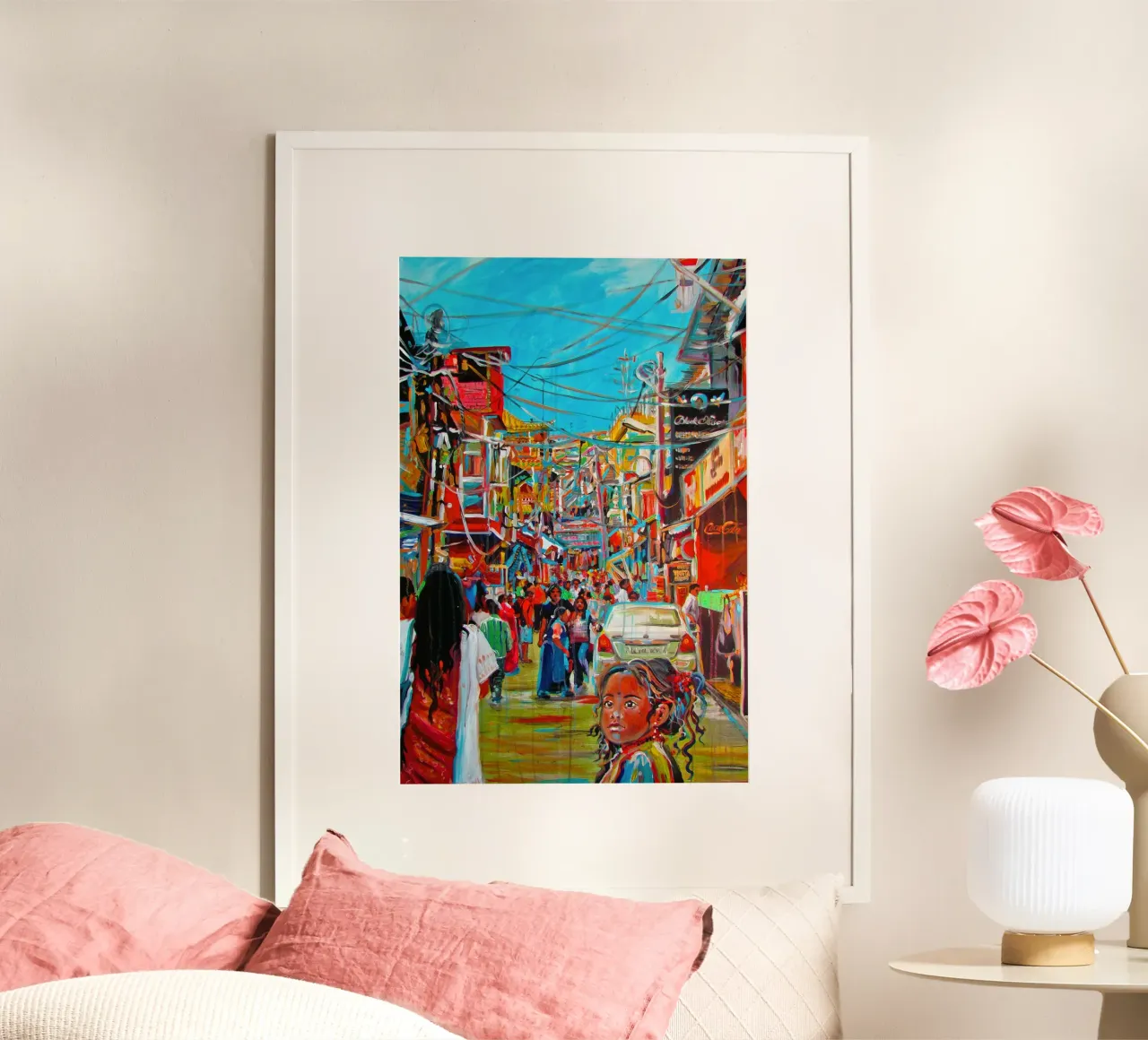 India poster da Happy 😃 Art 🎨 by Christine Schnoell