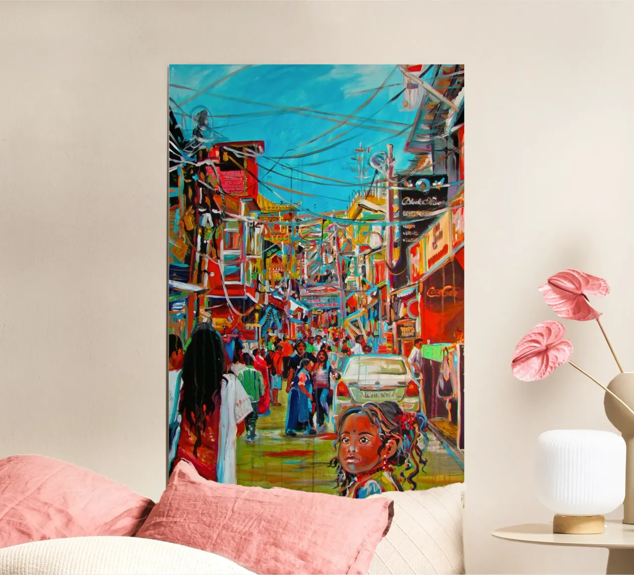 India poster da Happy 😃 Art 🎨 by Christine Schnoell