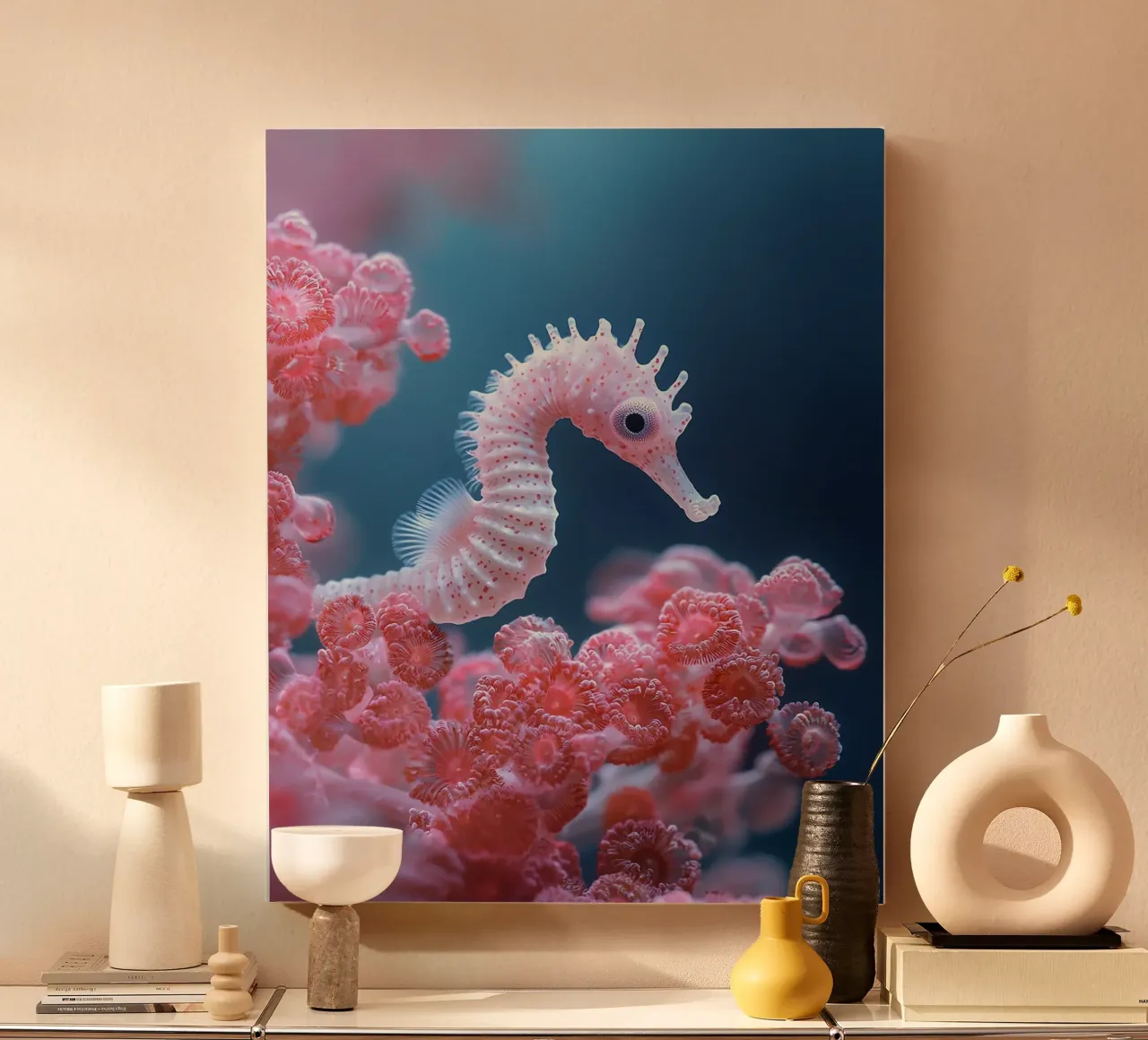 Macro Nature tela con Cornice a cassetta da PhotoVibe Decor