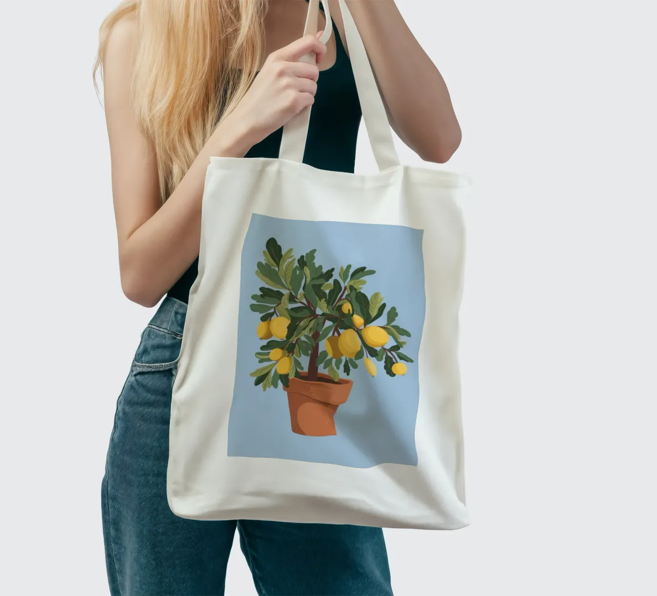 Albero dei limoni borsa in juta da Seren Liodra