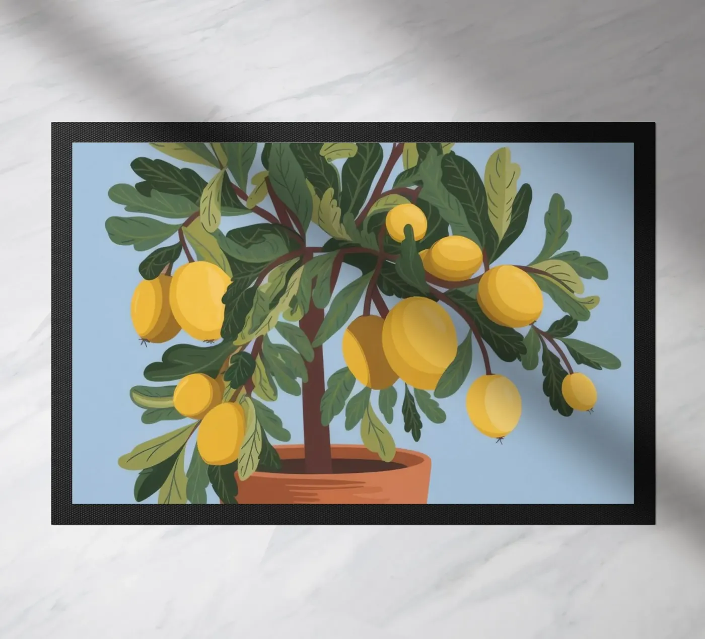 Zitronenbaum Fußmatte von Seren Liodra
