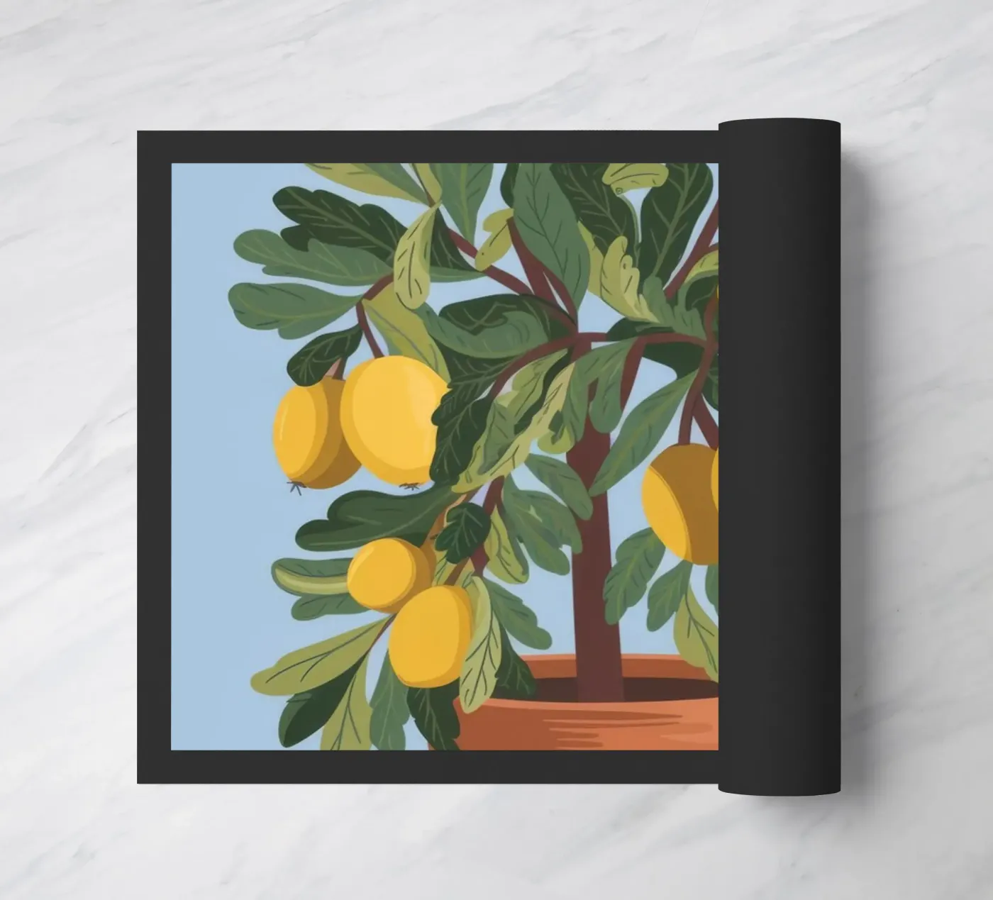 Zitronenbaum Fußmatte von Seren Liodra