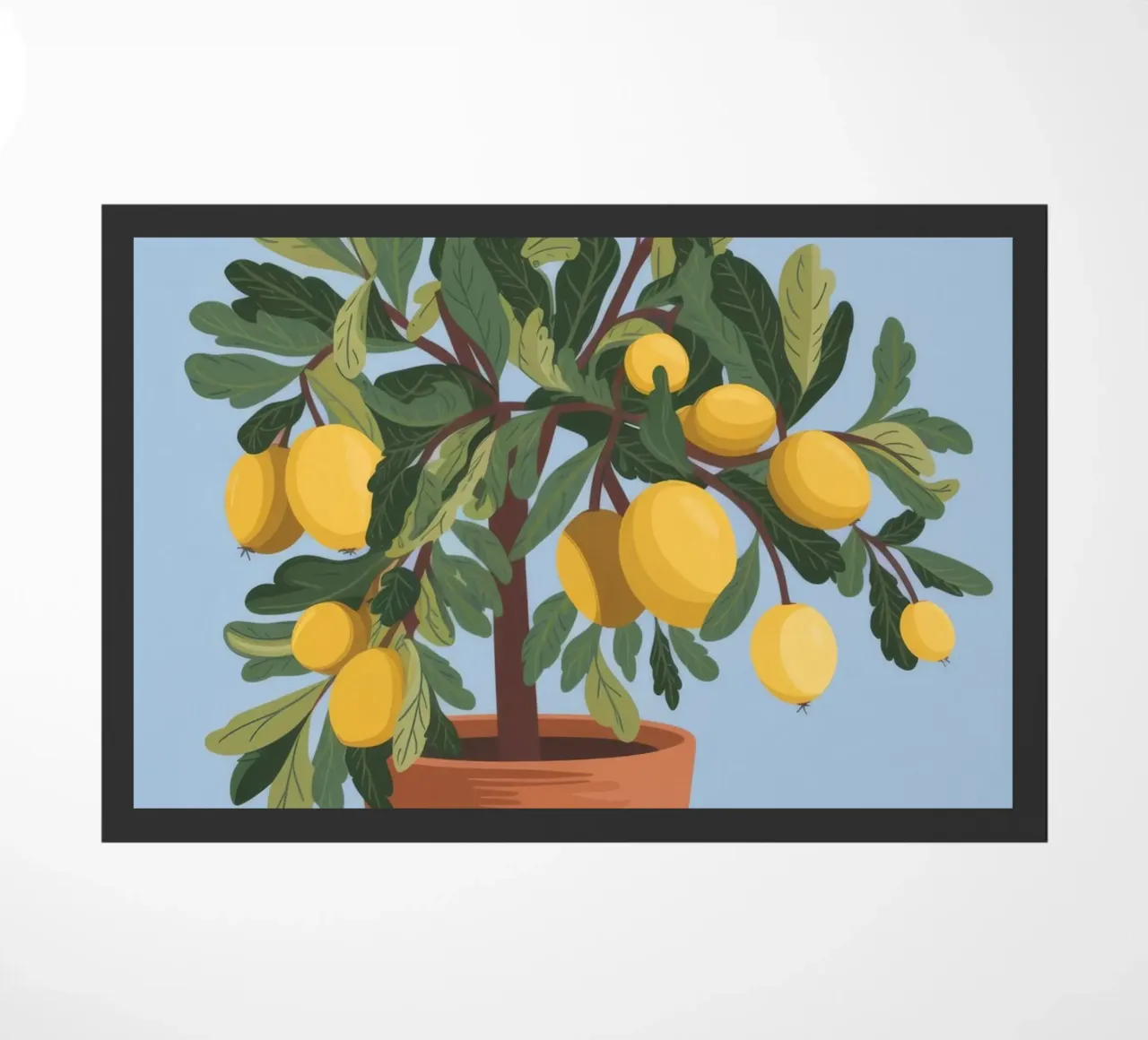 Lemon Tree doormat by Seren Liodra