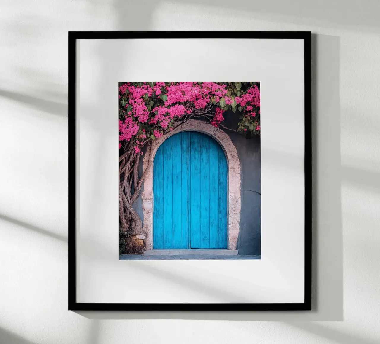 Les vibrations de Santorin poster de PhotoVibe Decor