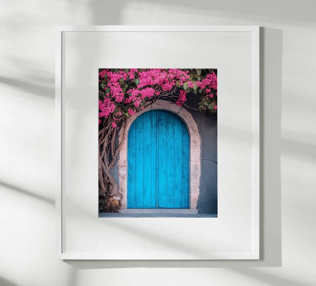 Les vibrations de Santorin poster de PhotoVibe Decor