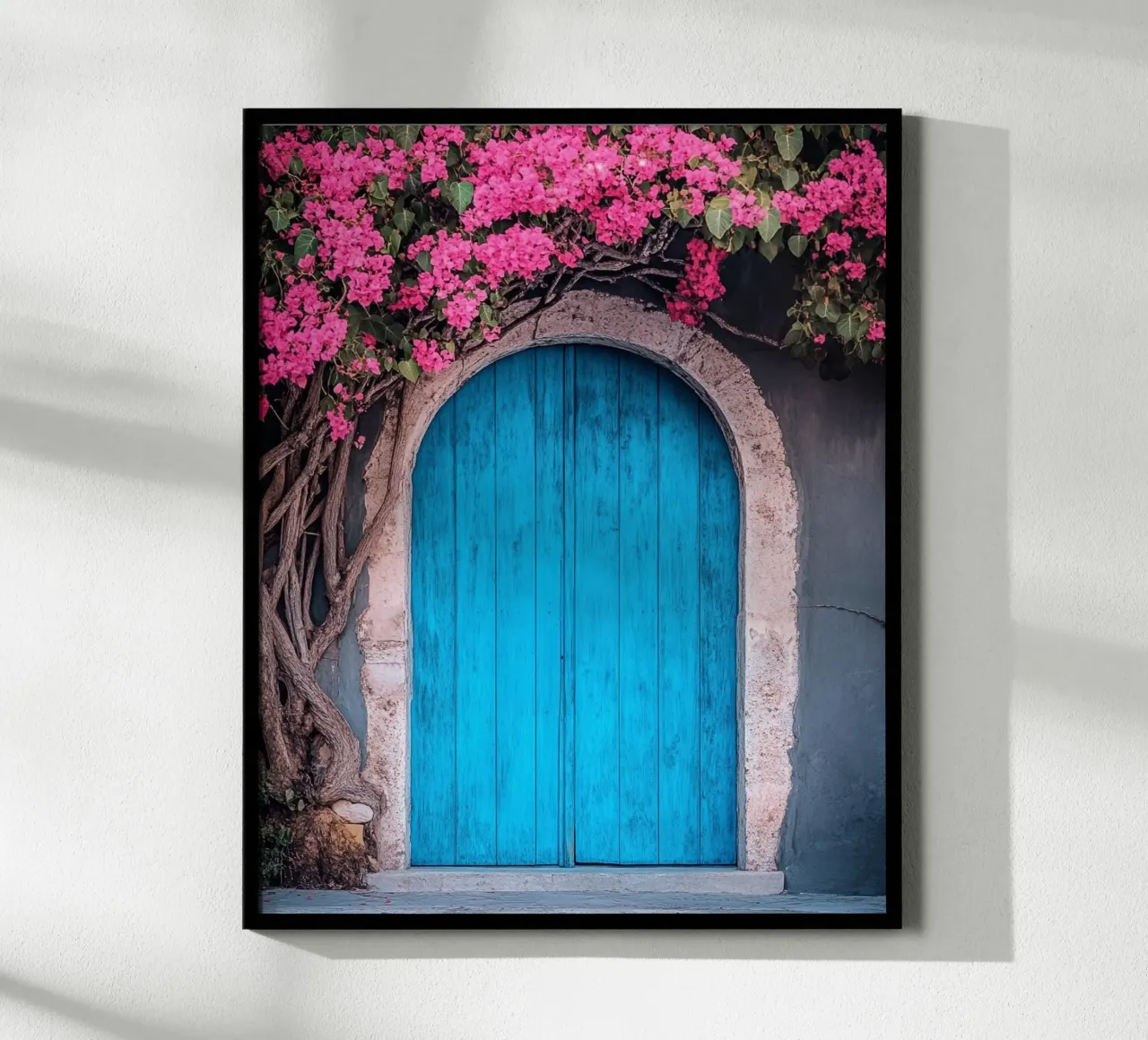 Les vibrations de Santorin poster de PhotoVibe Decor