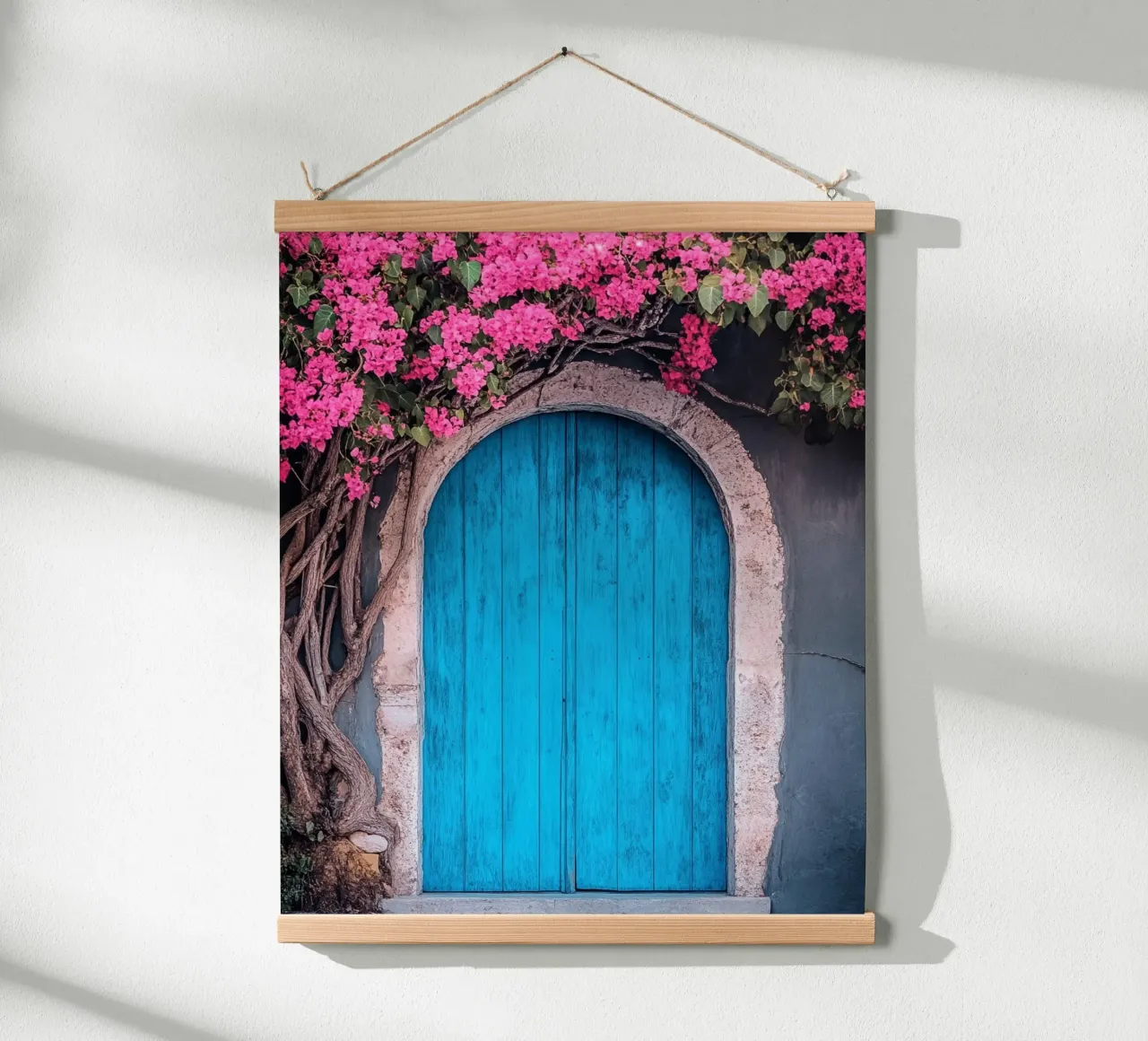 Les vibrations de Santorin poster de PhotoVibe Decor