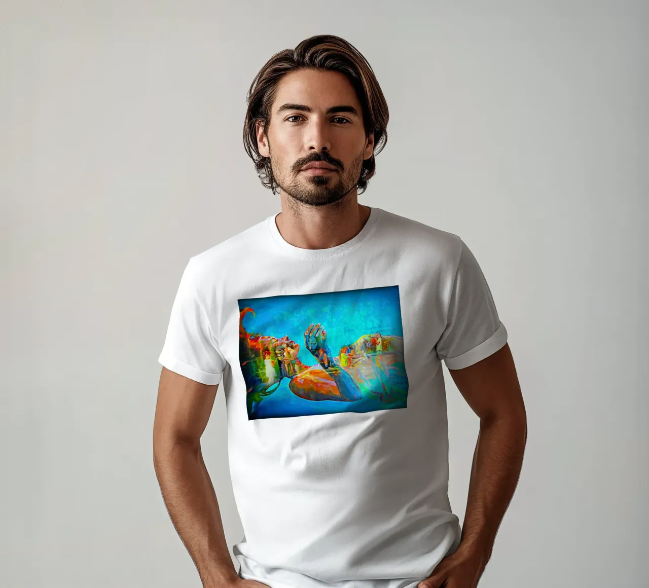 Schwebend t-shirt da Happy 😃 Art 🎨 by Christine Schnoell