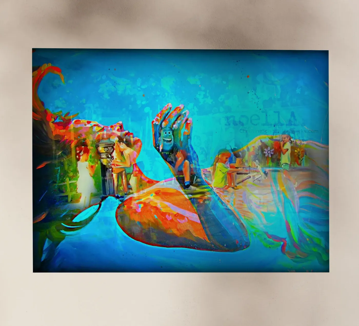 Schwebend pellicola backlit da Happy 😃 Art 🎨 by Christine Schnoell