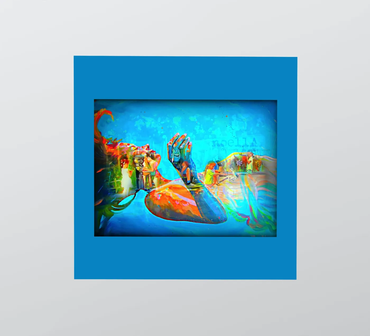 Schwebend sticker van Happy 😃 Art 🎨 by Christine Schnoell