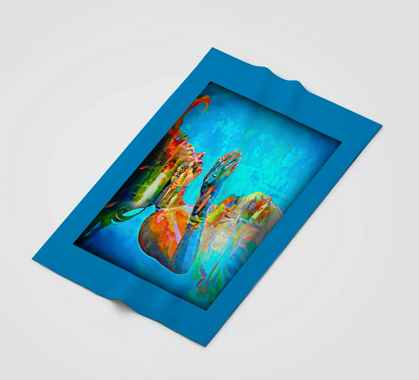 Schwebend Fleecedecke von Happy 😃 Art 🎨 by Christine Schnoell