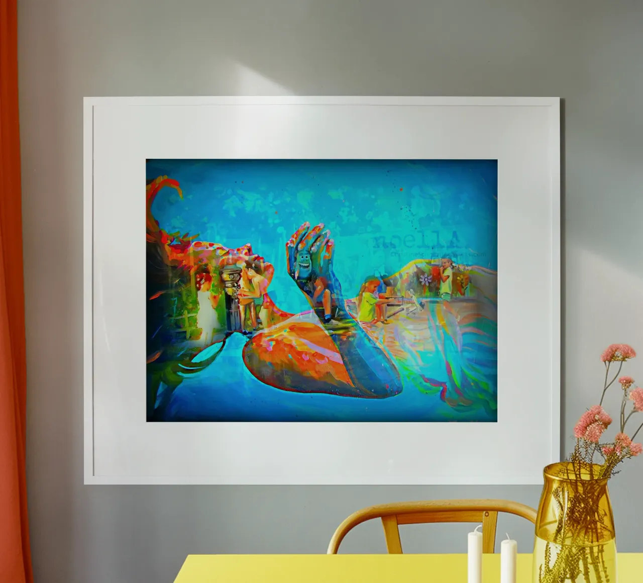 Schwebend poster da Happy 😃 Art 🎨 by Christine Schnoell