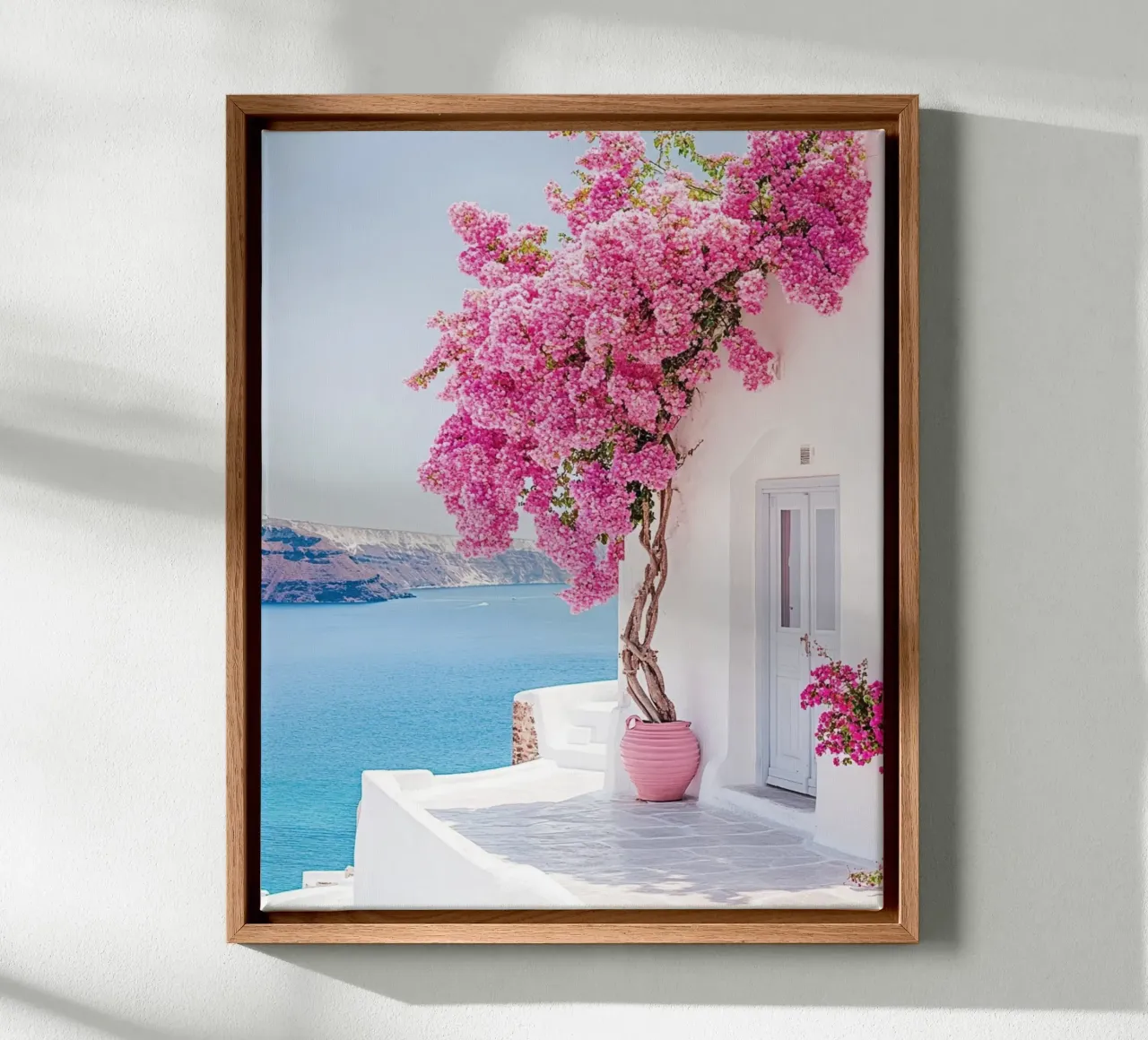 Santorini vibes canvas by PhotoVibe Decor