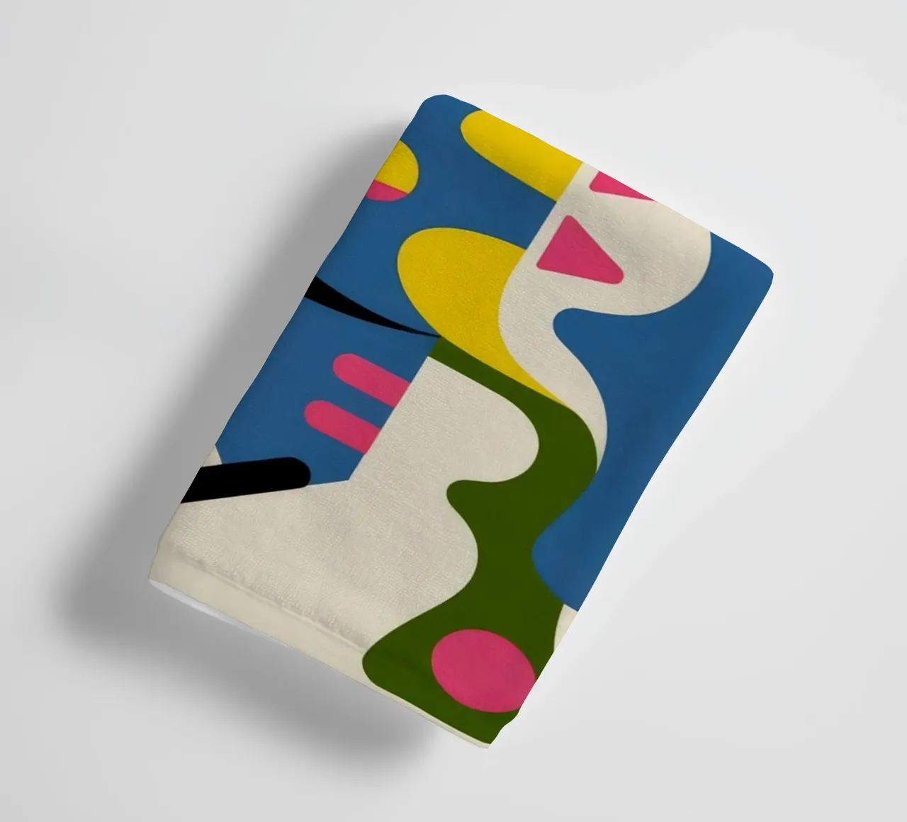 Abstract Shapes towel by Seren Liodra