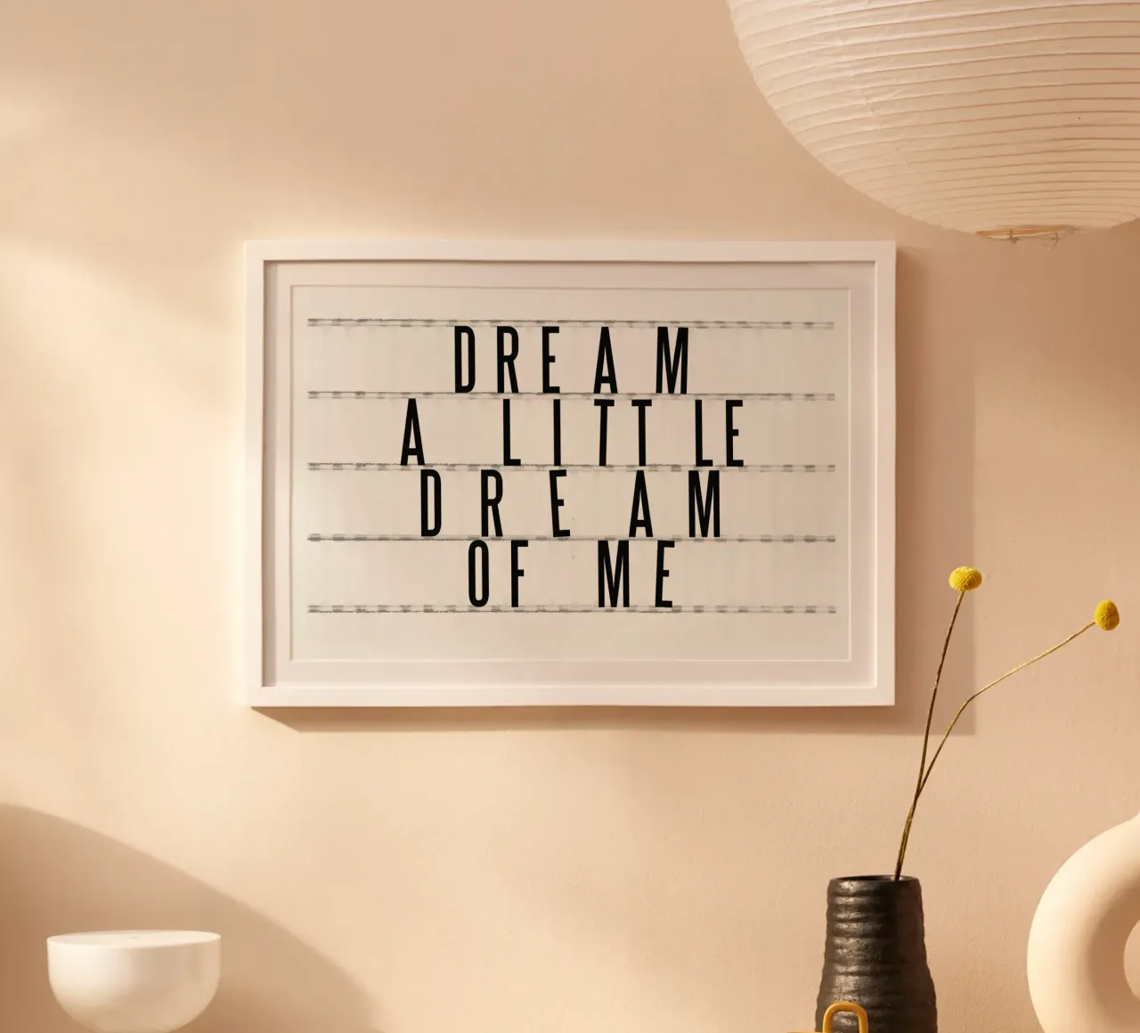 Cinema No. 2 poster con telaio in plastica da typealive
